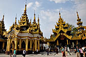 Yangon Myanmar. Shwedagon Pagoda (the Golden Stupa).  